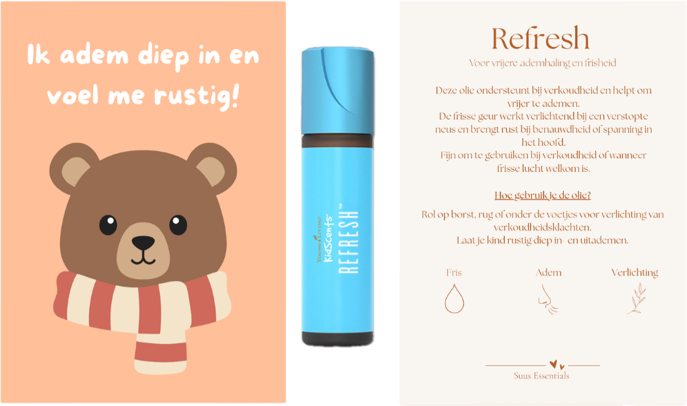 Kinderkaart Refresh voor frisse ademhaling