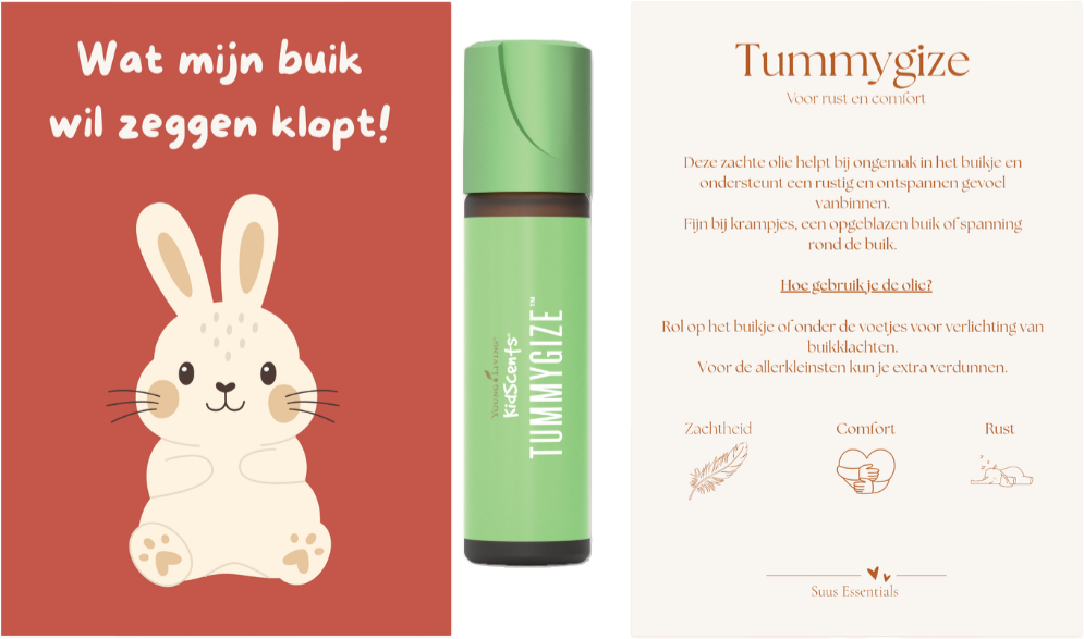 Kinderkaart Tummygize voor buikcomfort