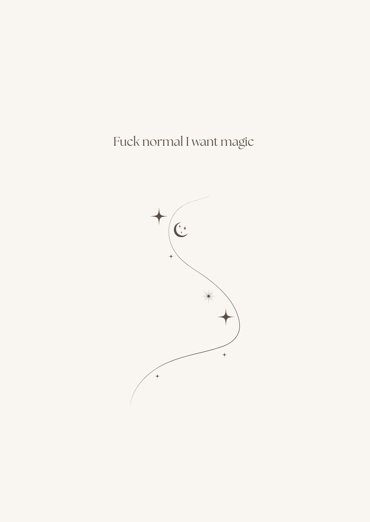 Inspiratiekaart fuck normal