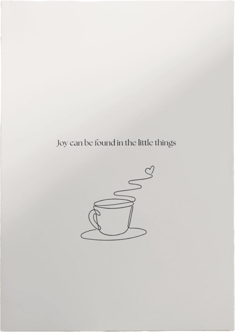 Inspiratiekaart Joy voor volwassenen