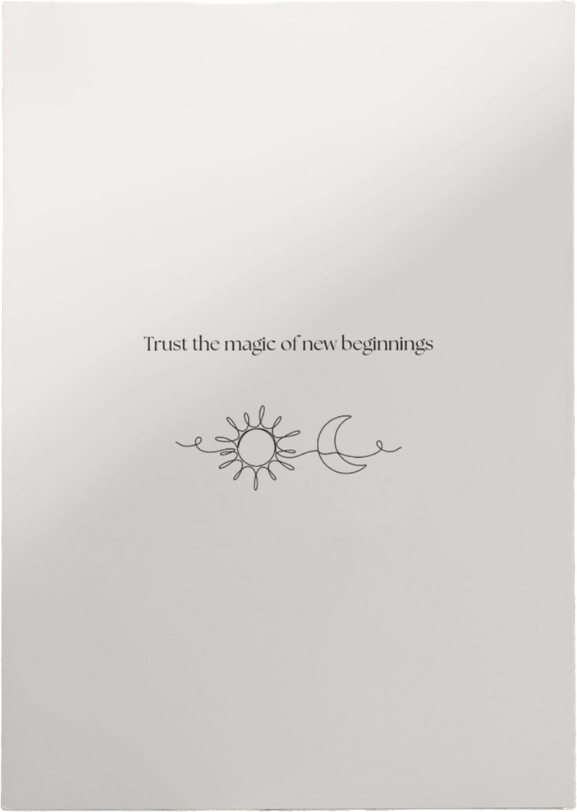 Inspiratiekaart New Beginnings voor volwassenen