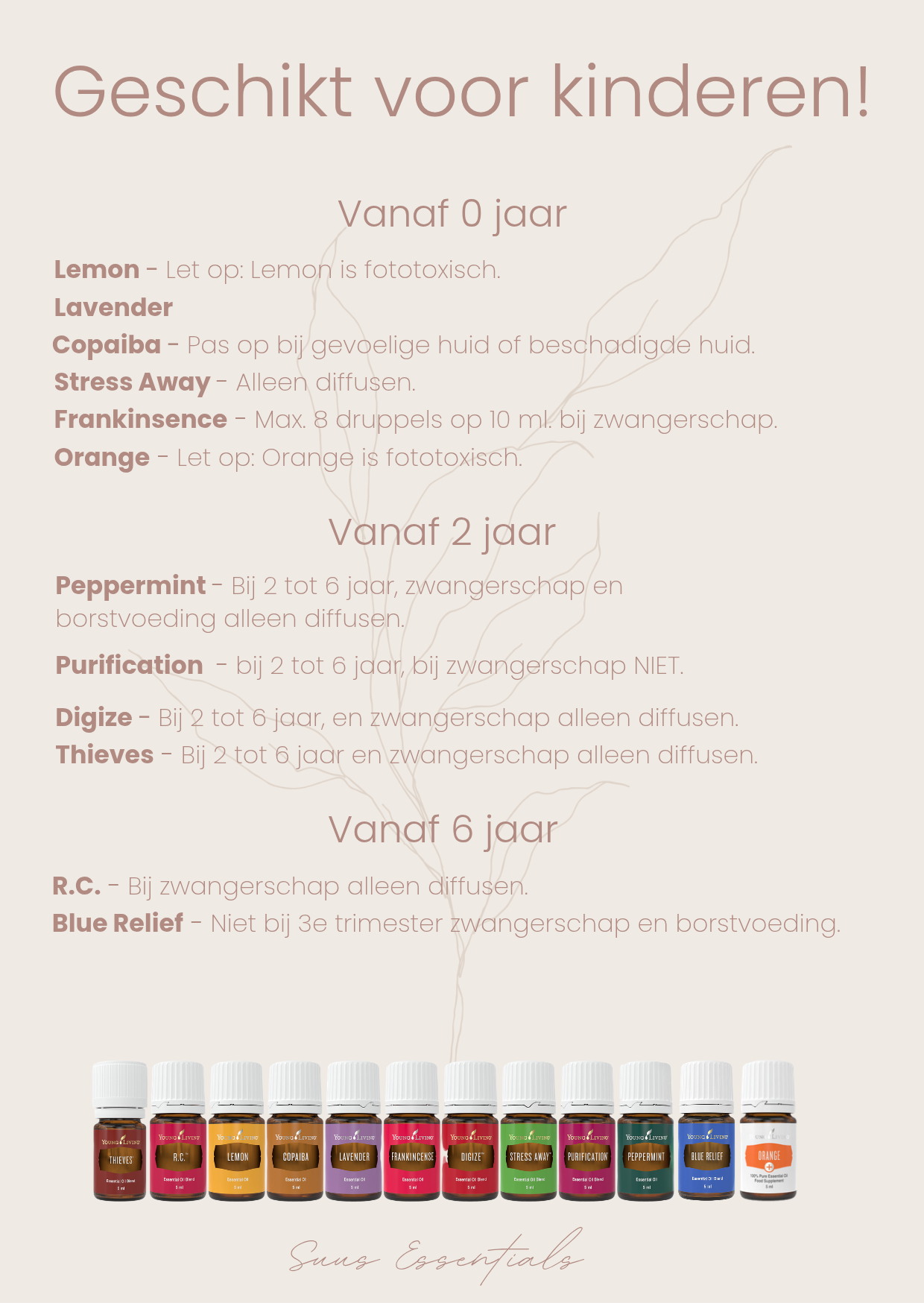 De 12 oliën in de starterkit